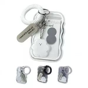 케이스 인기 교통카드 홀더 투명 감성 키홀더 학생증-WFI00M7