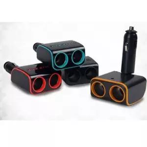 차량용 시거잭 멀티 소켓 시가잭 충전기 2구 V 차량다운멀티소켓 차량다운소켓박스 자동차멀티소켓