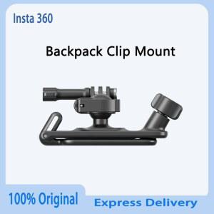 오리지널 인스타360 백팩 클립 마운트 360도 볼 헤드 조절 가능 Ace Pro 2 GO 3 3S X4 X3 ONE X2용