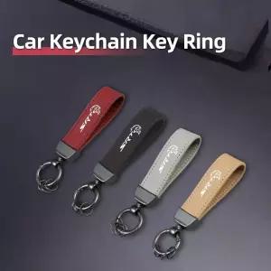 자동차 로고 열쇠 고리 가죽 Dodge SRT Journey Charger Challenger Caliber Nitro Durango Avenger Dart