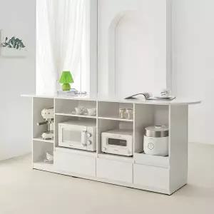 (수도권무료) 엠버M 2030 LPM 라운드 홈바 테이블 서랍형 BJM231