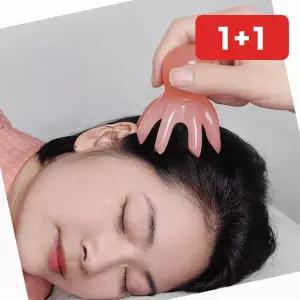 목마사지기 문어 마사지 빗 두피 목 어깨 괄사 마사지기 (1+1)