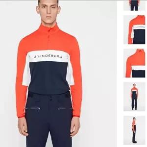 [제이린드버그]제이린드버그 기능성 져지 반집업 긴팔 기능성