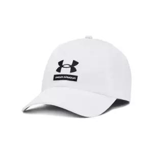 Under Armour 남성용 브랜드 모자, (100) 화이트 / 블랙