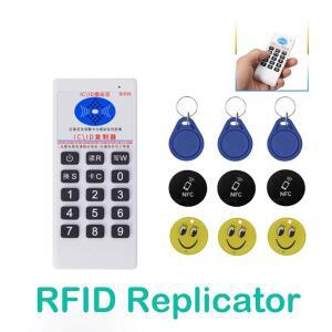 휴대용 RFID 키 라이터 UID 토큰 복제 복사기 125Khz 라벨 IC 배지 리더 NFC 프로그래머 13.56Mhz