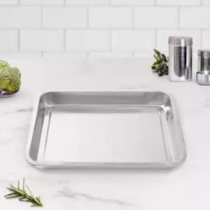 스텐 철제 쟁반 업소용 식기트레이 36x27x3.5cm 주방 식당용품