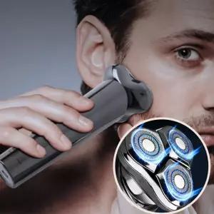 휴대용 3헤드 전기면도기 방수 건식 저소음면도기 남자선물용