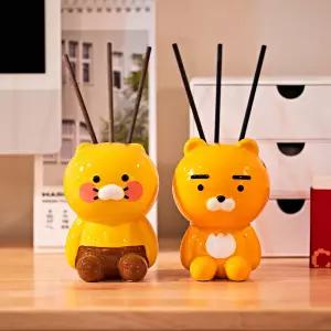 카카오프렌즈 세라믹 디퓨저 핸드메이드 도자기 방향제