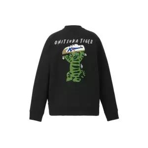 [정품] 오니츠카타이거 호랑이 자수 맨투맨 2183B621_001 1019864