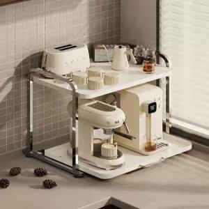 원목 전자레인지 슬라이딩 밥솥레일 밥솥선반 렌지대