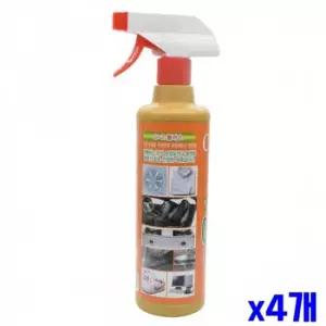 WL 찌든때 기름때 제거 뿌리는 세정제 500ml X4개 주방 주방 청소세제