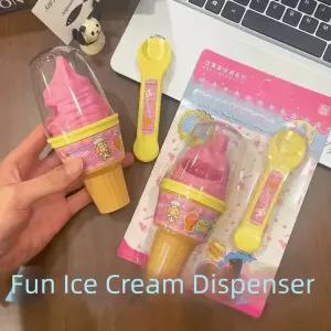 시뮬레이션 음식 일본 초기 교육 장난감 역할 놀이 기능 창의적 스트레스 해소 콘 푸딩 먹이기 장난감 놀이