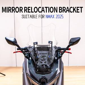 바이크 오토바이  N-MAX 155 125 150 160 NMAX155 수정 2025 네비게이션 백미러 확장 랙