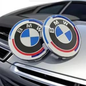 자동차휠캡 4개입 56/68mm 자동차 휠 센터 허브 캡 엠블럼 로고 BMW 호환 X1 X3 X5 E90 E46 E60 F10 F30 F2