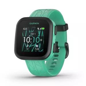Garmin Bounce , 아동용 스마트워치, 양방향 문자 및 음성 메시징, 위치 추적, 그린 버스트