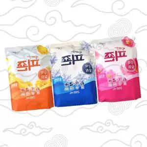 섬유유연제 리필용 대용량 파우치형 세탁용품 향균 정전기방지 부드러움 세탁실 가정용 빨래 향기