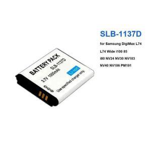 카메라 배터리 SLB-1137D 1000mAh 삼성 디지맥스 L74 와이드 I100 85 I80 NV24 NV30 PM191용