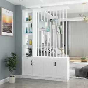 현관 아파트 파티션 형 선반 공간분리 거실 문틀