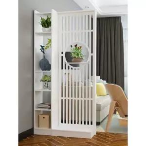 공간분리 수납장 입구 장식장 인테리어 원목 아파트