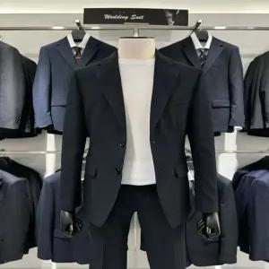 [트루젠] 트루젠 네이비 에어홀 COOL 스판 비지니스 캐주얼 자켓 FI6612051014