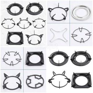 가스레인지 삼발이 화구 받침대 주철 WOK 팬 냄비 랙 스탠드 버너 범용 가스 가스렌지 스토브 커버 덮개