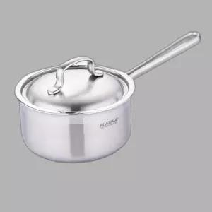 키친플라워 플래티나 통3중 누보 냄비 16cm 편수