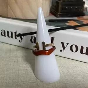 반지홀더 원뿔 반지 걸이 거치대 화이트-WFIFICH