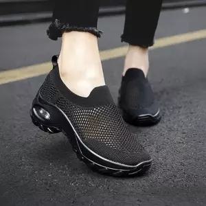 플라이니트 여자 편한 운동화 에어쿠션 워킹화-WFIKNKL