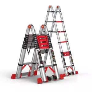 진열용 튼튼한 계단 접이식 철제 사다리 고강도 높은