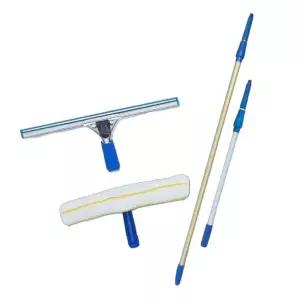 고층 와이퍼 장대 걸레 유리창 윈도우 닦는 청소도구 창문 물기제거 유리창닦이 도구