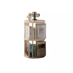 아크릴 거실 회전책장 수납장 대용량 선반