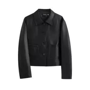 여자 홈쇼핑 겉옷 가을 가죽 검은 빈티지 패션 코트 자켓 짧은 새로운 여성