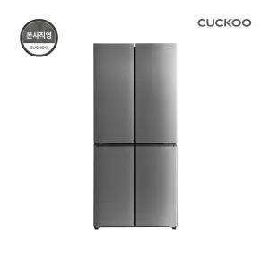 미식 컬렉션 세미 빌트인 4도어 냉장고 477L 내부 LED 디스플레이 실버 CRG-CNLR4