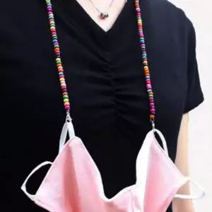 마스크 목걸이 스트랩 고리 육아용품 마스크줄 가제손수건 고정끈