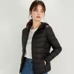 [라일리여성의류] Rly 초경량 여성 오리털 패딩 후드 여성 모자 패딩