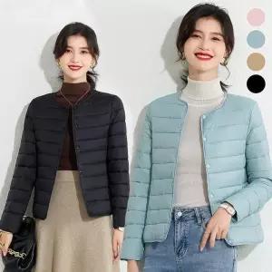 [라일리여성의류] Rly 여성 투웨이넥 경량 패딩자켓 점퍼