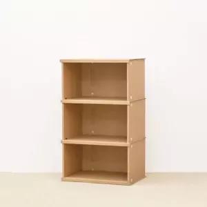 낮은 종이책장ㅁㅁㅂㅂ 3단(가로44)