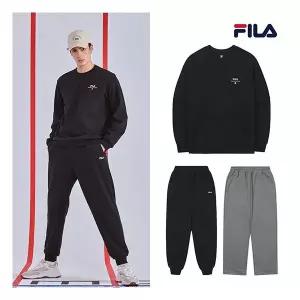 [GS초특가] 남성 FILA 보아플리스기모 셋업3종(상의1+바지2)