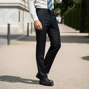 [지오지아] 울혼방 다크네이비 정장팬츠 (ABE1SP1202_DNV)