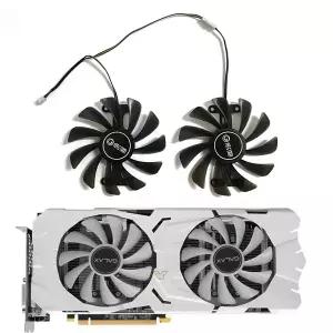 2PCS GFM10012H12SPA 95MM 4PIN GTX1070 1080 쿨러 갤럭시 호환 GTX 1070 1070TI 1080 EXOC SNPR 화이트 그