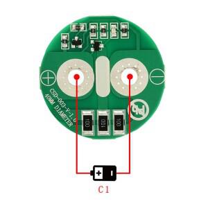 슈퍼 패러드 커패시터 보호 밸런서 보드 2.7V 500F 35*60mm 충전 BMS 이퀄라이제이션 액세서리