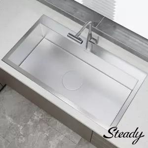 AK Steady 9952 엠보 코팅 주방 사각싱크볼 교체 리폼용