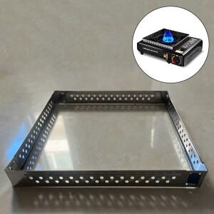 가스 스토브 방풍 링 분리형 바람막이 스탠드, 휴대용 조리기구, 야외 피크닉용 윈드 스크린 랙