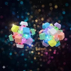 딸깍이키링 LED12구볼 테트리스게임1p 판촉물 반짝이키링 가방 키보드