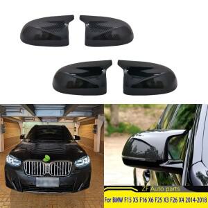 BMW F15 X5 2014 부품 스타일링 자동차 사이드 문짝 백미러 커버 캡
