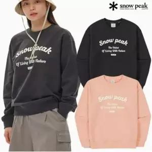 [갤러리아] 스노우피크 어패럴 [뉴이월단독] 여성 그래픽 맨투맨 S24SWFHT53