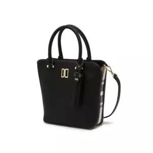 [갤러리아] DCBA6E752BK 닥스 블랙 DD로고 소가죽 토트백