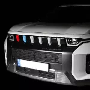 SUV 전면장식 튜닝몰딩 전방그릴커버용품