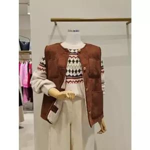 [갤러리아] [SI]무스탕 보아퍼 안감 베스트(SHL8972XVV)