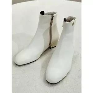 [갤러리아] [센터시티] 고세 3mm 쿠션 4CM 캐쥬얼 스판 앵클부츠 GLA4F042 아이보리